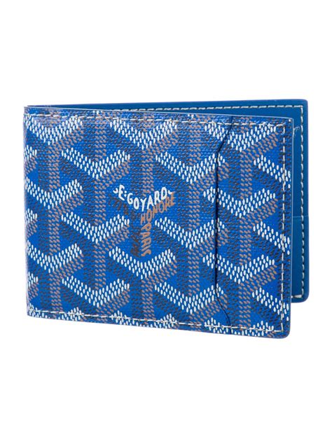 goyard card wallet blue|victoire wallet cost.